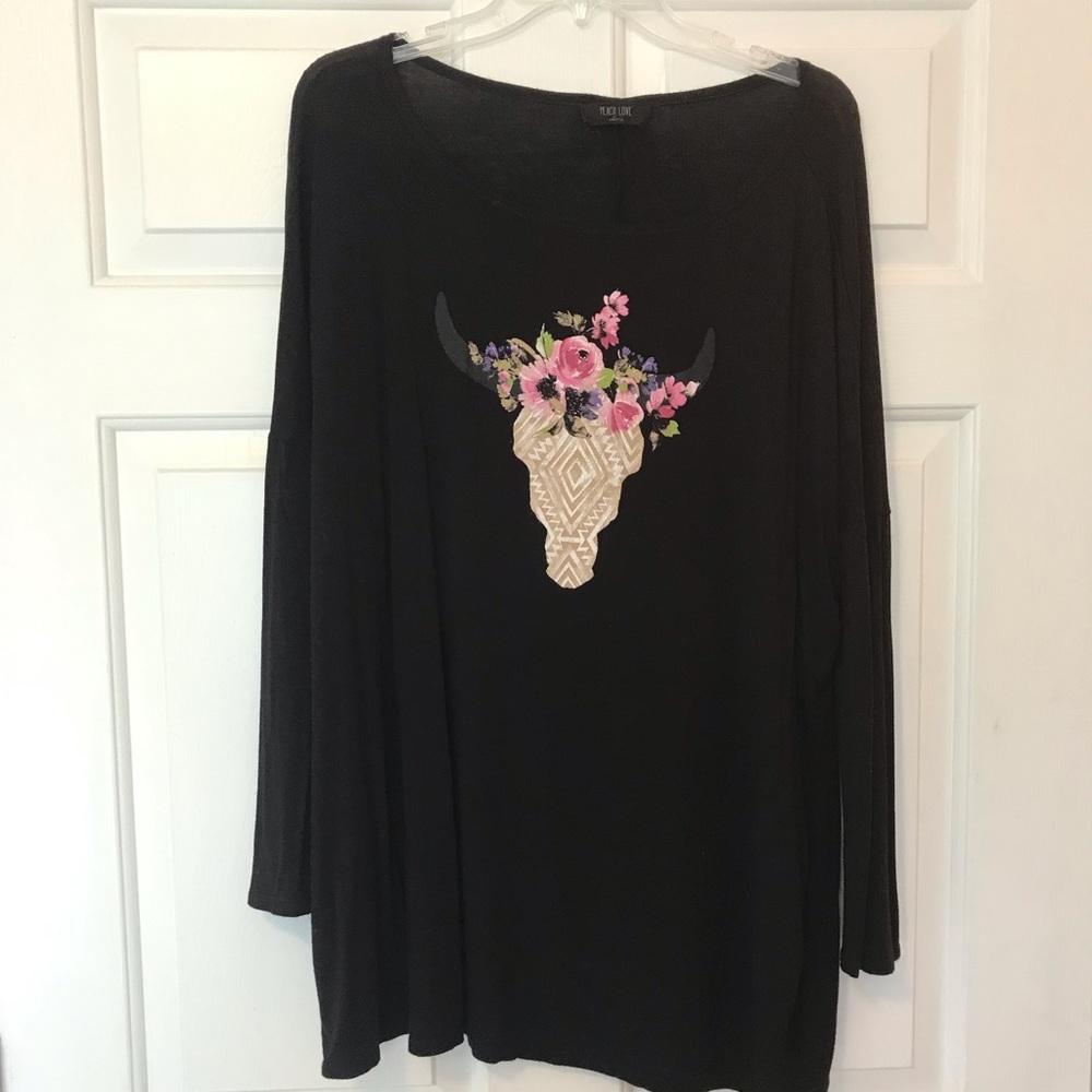 One size 3/4 sleeve